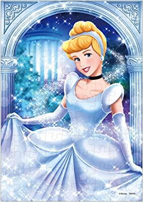 Tenyo 108-Piece Jigsaw Puzzle Disney My Favorite Princess Series Beautiful Cinderella (18.2x25.7cm) D-108-039 Includes Glue, Spatula, and Service Card