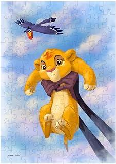 Tenyo 108-Piece Jigsaw Puzzle Disney Beautiful Child Simba (18.2x25.7cm) D-108-059 Includes Glue, Spatula, and Service Card