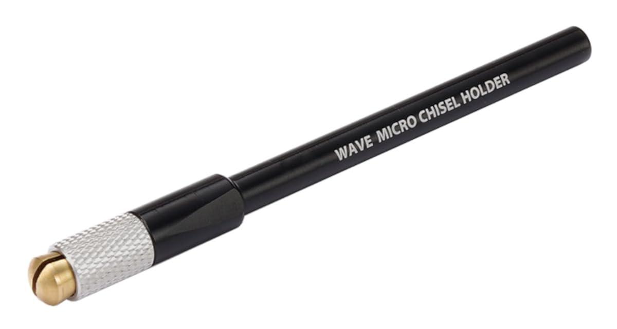 Wave Hobby Tools Series HG Micro Chisel Dedicated Grip Black Plastic Model Tool HT-544