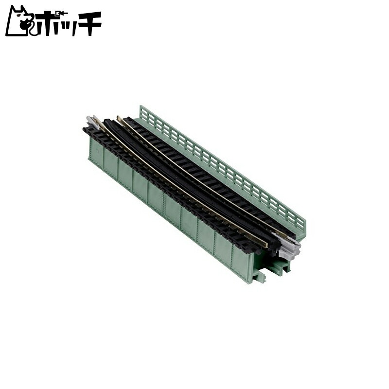 KATO N Gauge Single-Track Deck Girder Curved Railway Bridge R448-15° Gray 20-467 Railroad Model Accessories