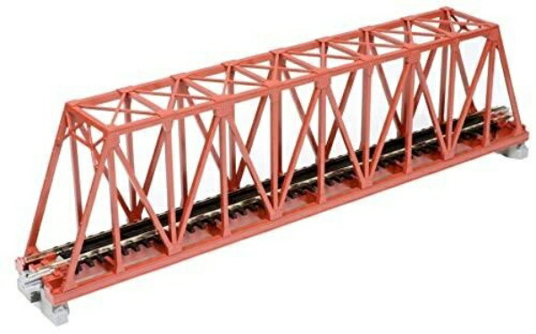 KATO N Gauge Single-Track Truss Bridge, Rust Red 20-429 Railroad Model Accessories