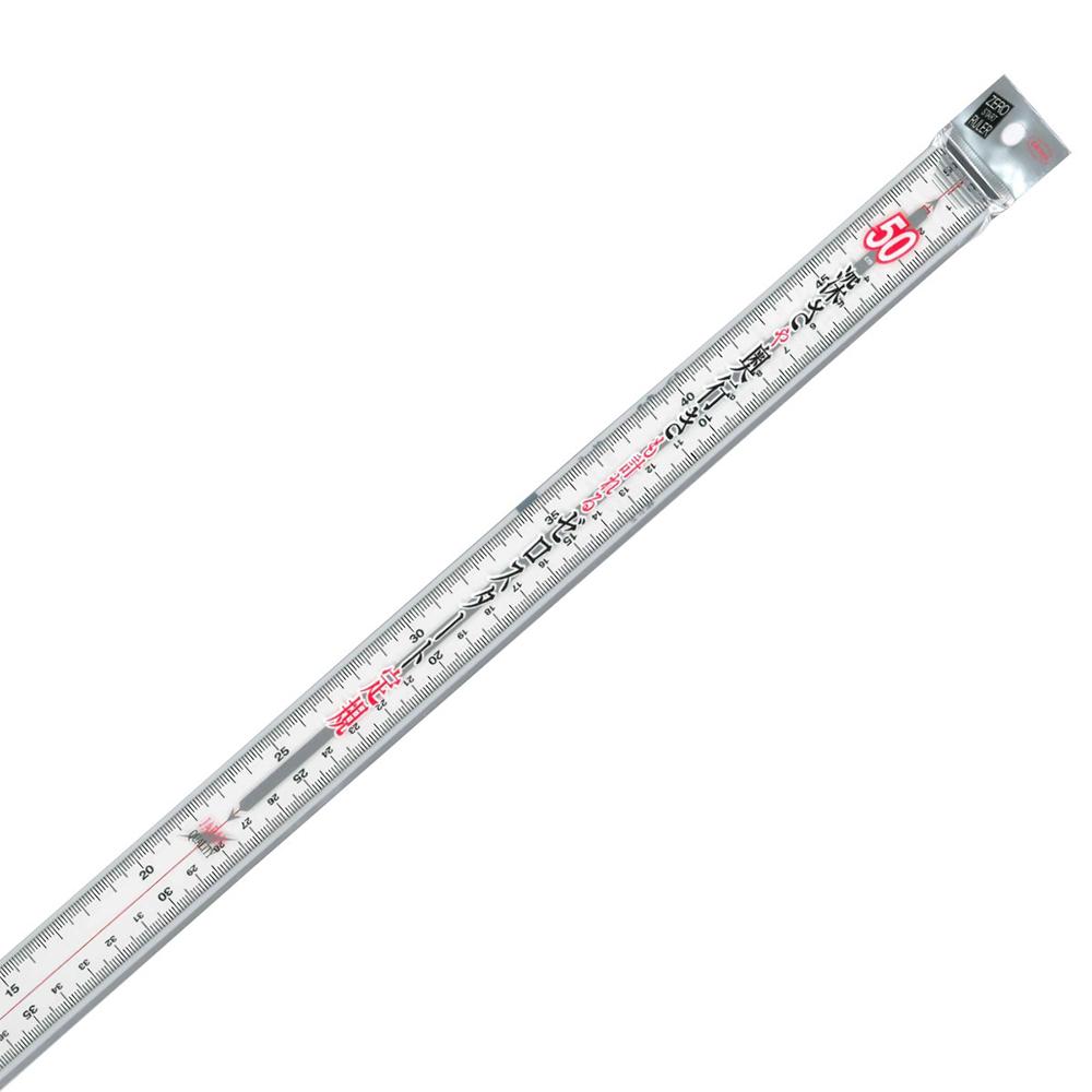 Kyoei Plastic ORIONS Acrylic Double-Cut Straight Ruler 50cm A-3051