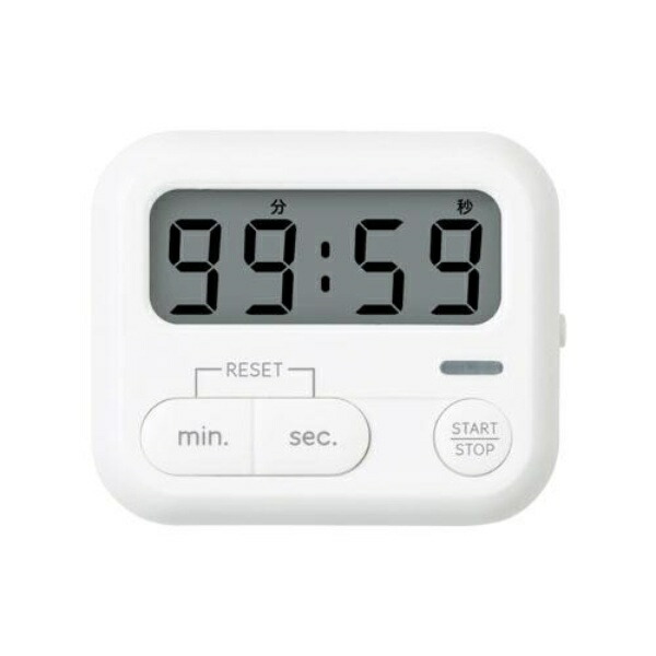 Sonic Timer Motivation Plus Study Timer Mini with LED White LV-7097-W