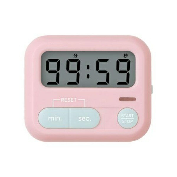 Sonic Timer Motivation Plus Study Timer Mini with LED Pink LV-7097-P