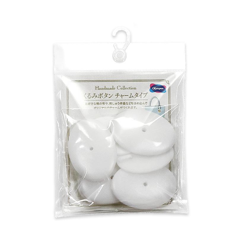 Olimpas Silk Walnut Button KB-3 White