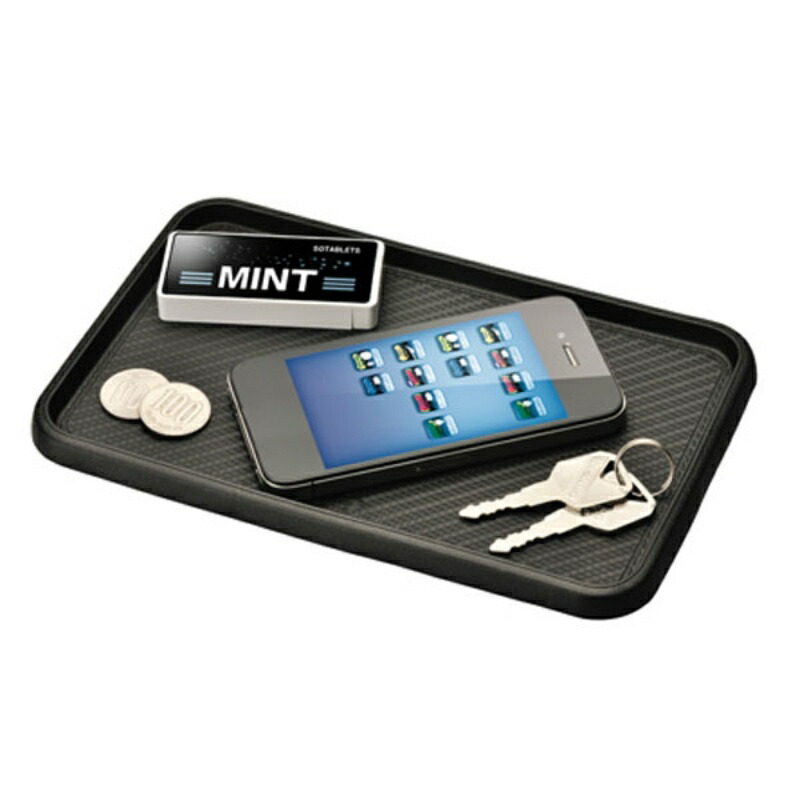 CARMATE Car Non-Slip Mat Anti-Slip Sheet S Tray Type Carbon Style DZ195