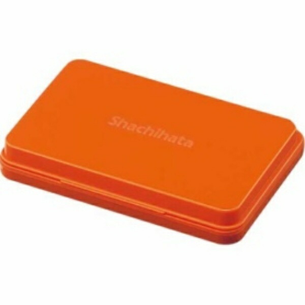 Shachihata Stamp Pad Medium Size Vermilion HG-2-OR 1 piece