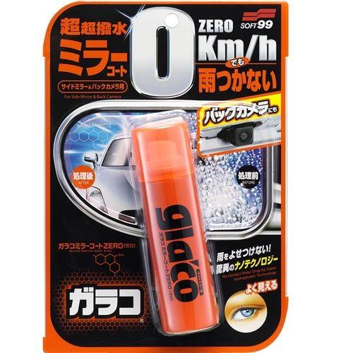 SOFT99 glaco Water Repellent Agent Glaco Mirror Coat ZERO For water repellency on automotive side mirrors and rear camera lenses 04172
