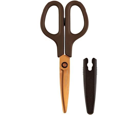 Plus Fit Cut Curve Premium Titanium Easy Grip Dark Brown SC-175STN