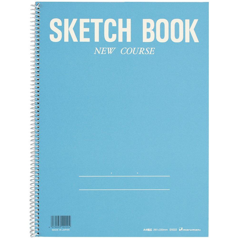 Maruman Sketchbook New Course A4 28 Sheets Blue S1022A-02