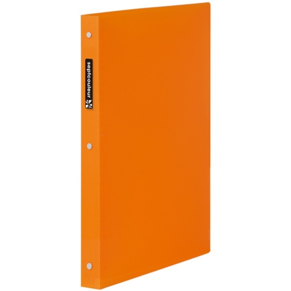 Maruman Loose-Leaf Binder A4 Sept Couleur 30-Hole Orange F582B-09