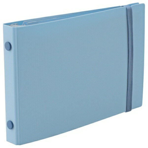 Maruman Loose-Leaf Binder Mini Size Into One Plus 5-Hole Light Blue FM63-52