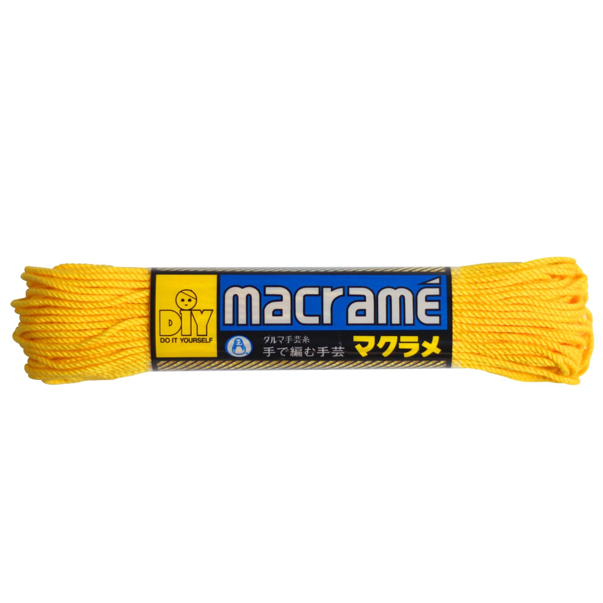 Yokota Daruma Macramé #14 Thread col.13 Yellow 27m 2501