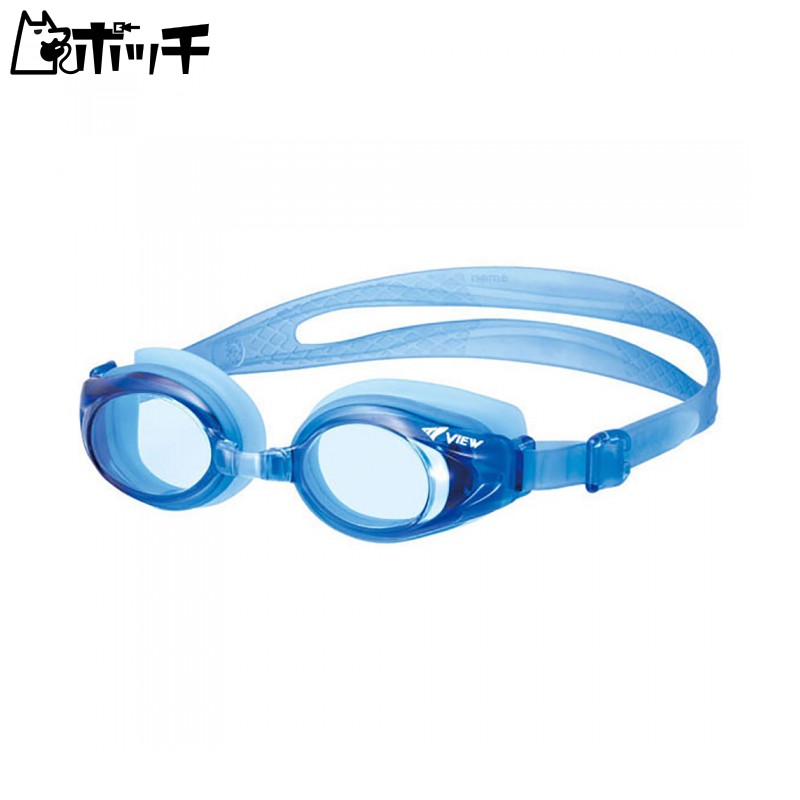 [View] Made in Japan First-Time Swimming Goggles for Kids Designed for ages 4-9 to minimize water ingress Antibacterial function included V710J BL