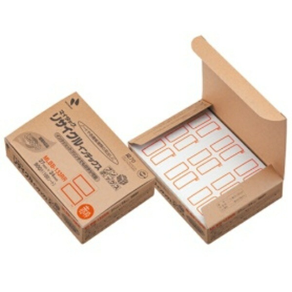 Nichiban My Tack Index Label Recycled Large MLBB-133RR 100 Sheets Red