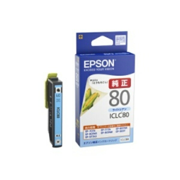 Epson Ink Cartridge Light Cyan ICL80 1 piece