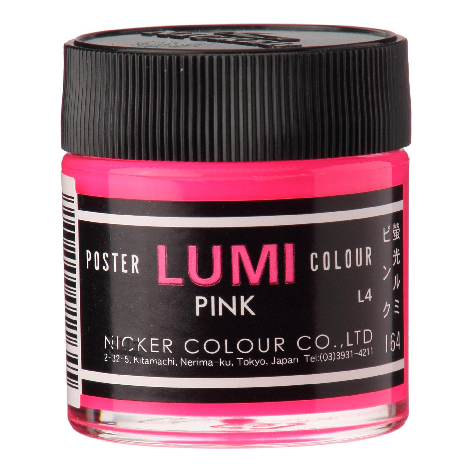 Nicker Paint Lumicolor Fluorescent Colors 40mL  8 Colors Total