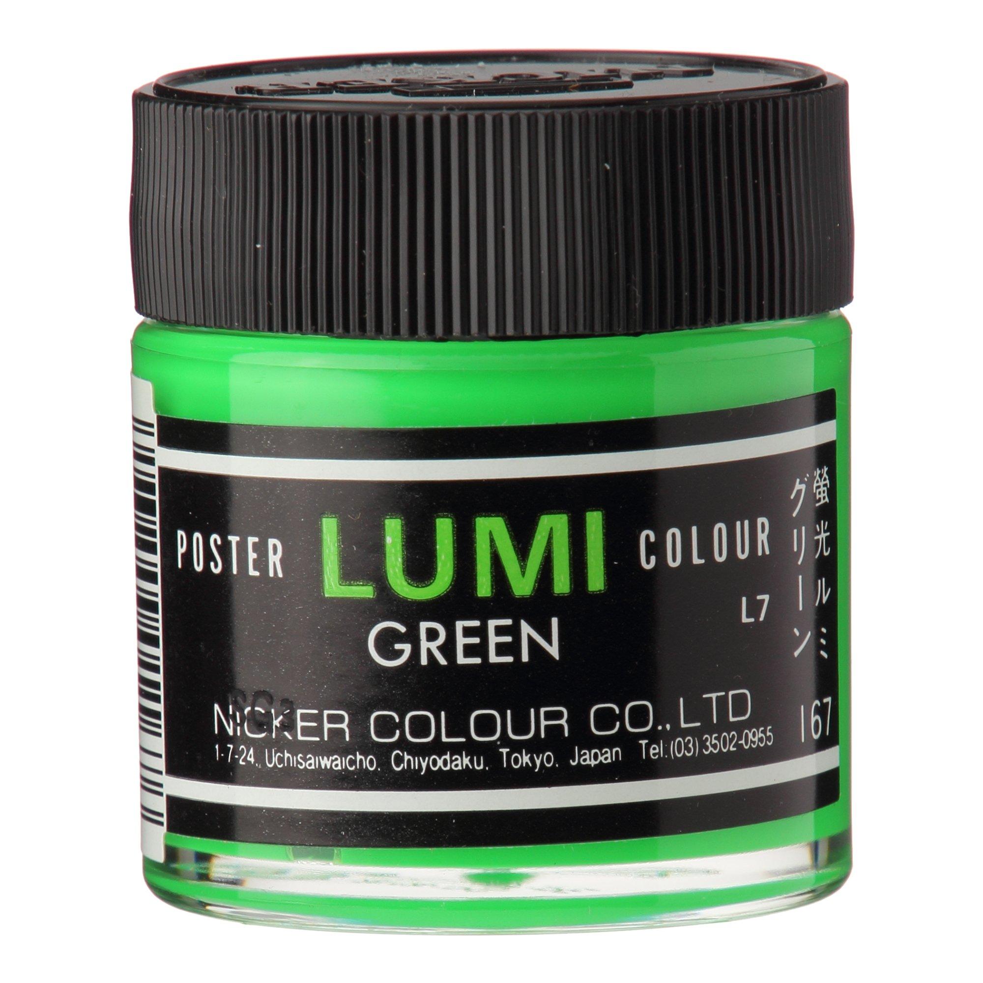 Nicker Paint LumiColor Fluorescent Colors 40mL  8 Colors Total