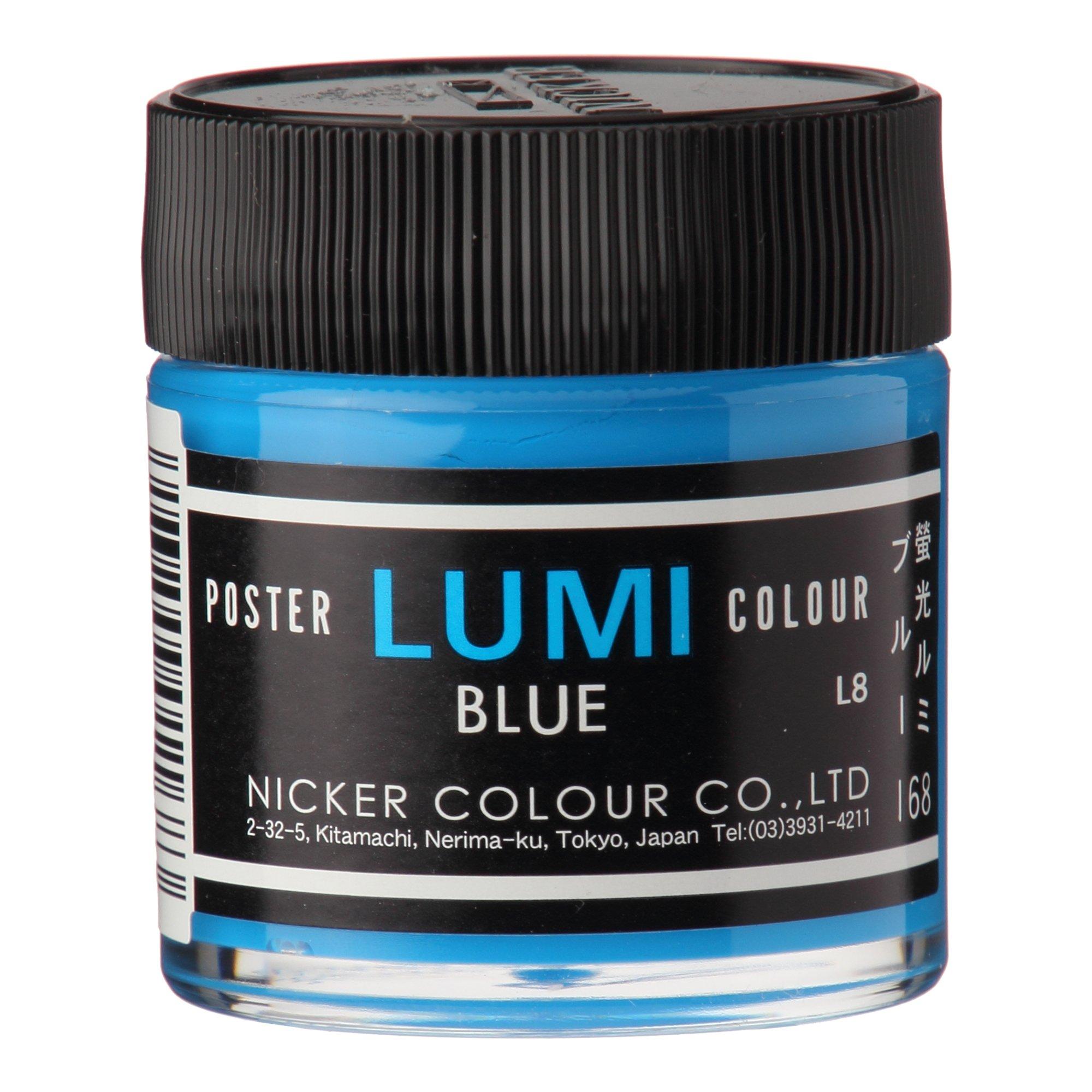 Nicker Paint LumiColor Fluorescent Colors 40mL  8 Colors Total