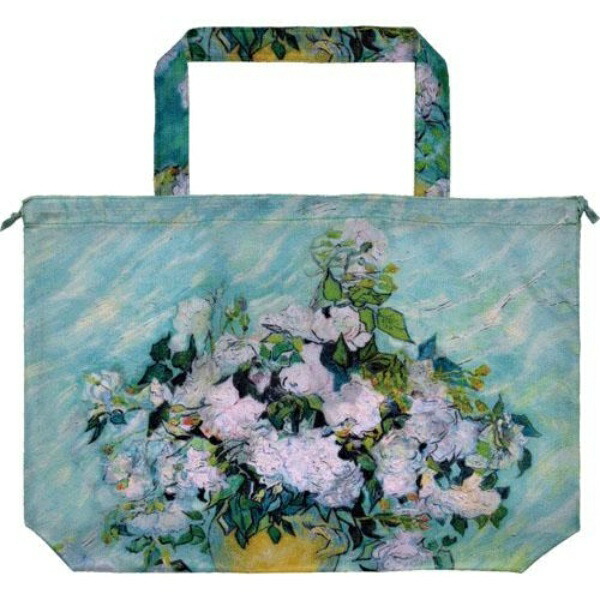 U-Power Bag Cover Multi-Color 22cm (Strap Length) Rain Bag Masterpiece Series Van Gogh “White Roses” AU-01005 AU-01005
