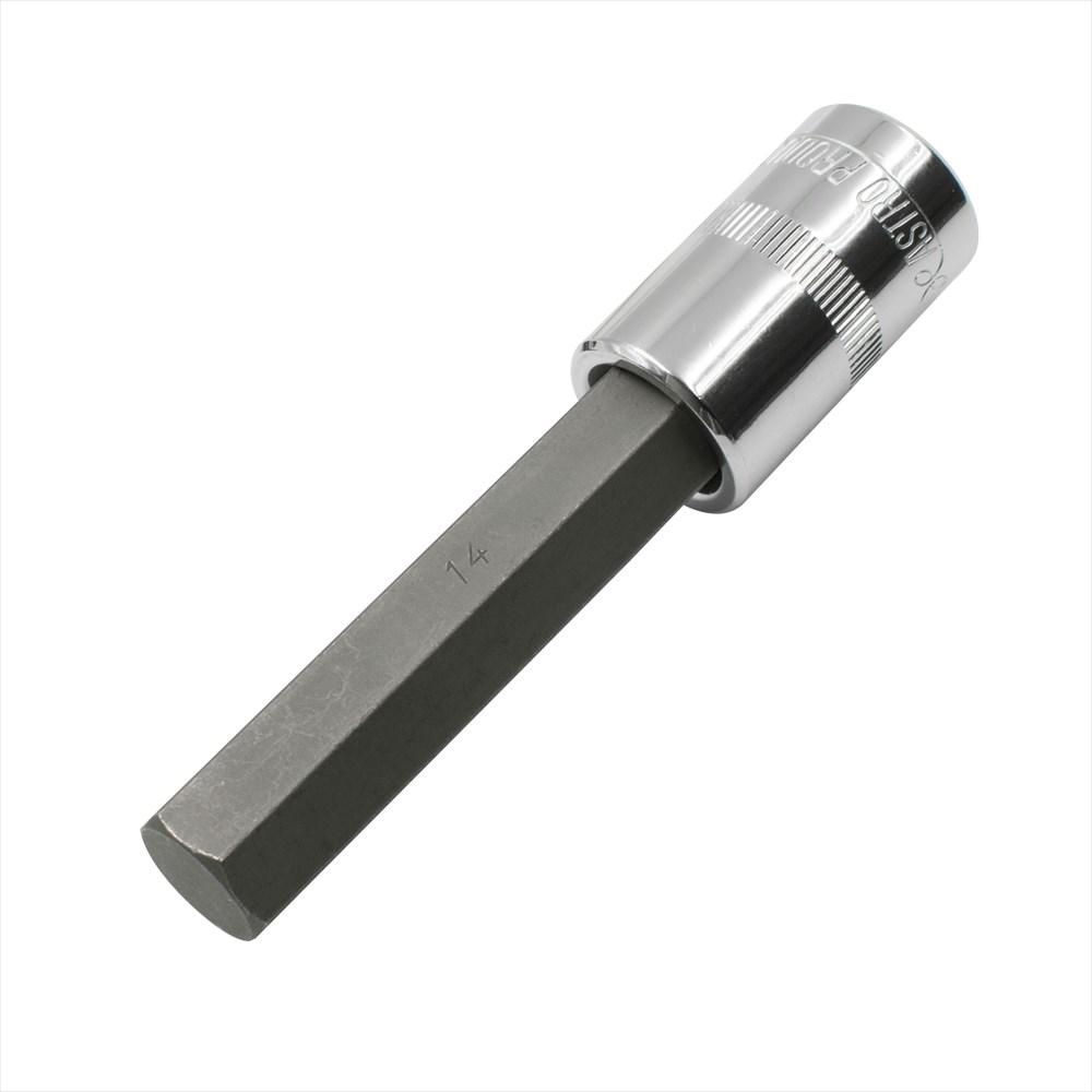 Astro Products 1/2DR Bit Socket Long HEX14 | Socket Bit Bit Socket Hexagon Long