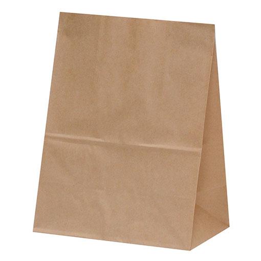 Pack Takeyama Paper Bag with Gusset, Square Bottom Bag H200 Unbleached 100 Sheets XZT00398