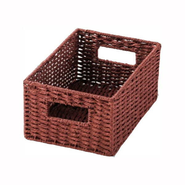 Tidorisangyou Basket Multi Product Size (approx.): W18 x D26 x H10 cm Paper Basket Quarter Type Red CH04700