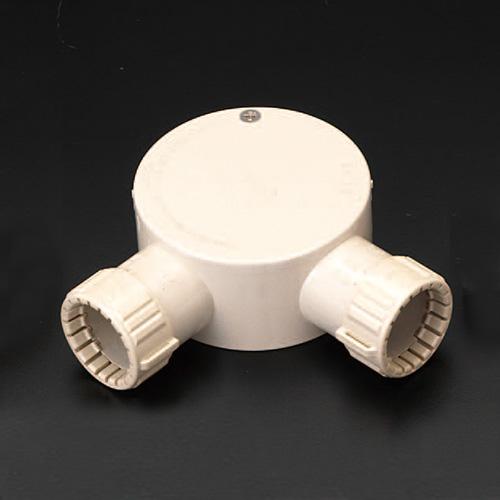 φ22mm Exposed Box (Flexible Conduit Use / L-Shaped 2-Way)