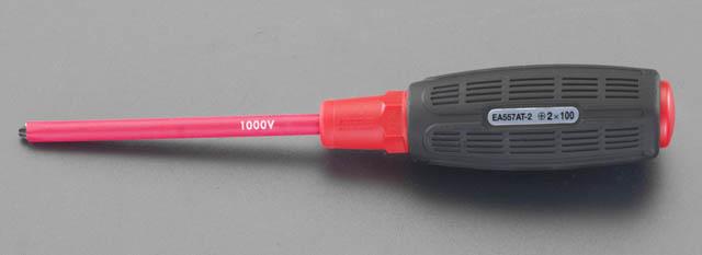 ESCO #2x100mm[+] Screwdriver (Insulated) EA557AT-2