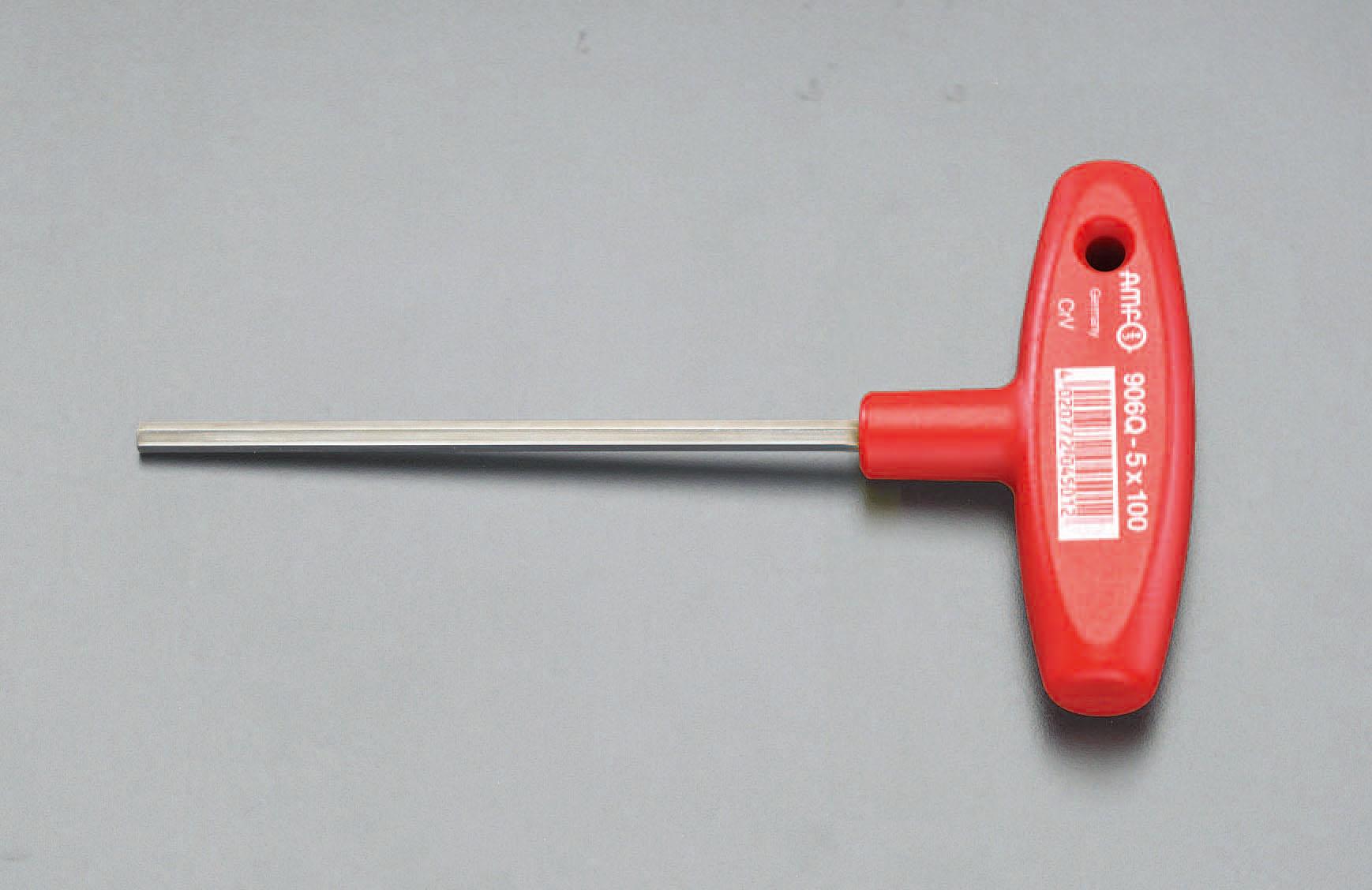 ESCO 5.0x100mm [Hexagon] T-Type Screwdriver EA573AB-5