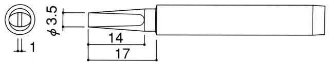 3.5mm Soldering Tip (for EA305E-130/130S)