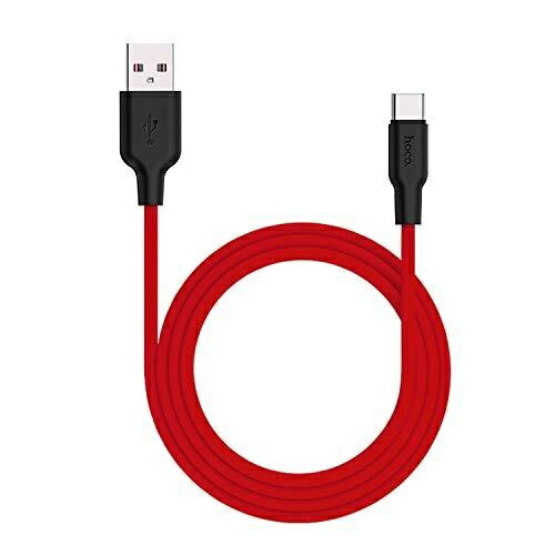 hoco. X21Plus Silicone Charging Cable Type-C 1.0m (Red)
