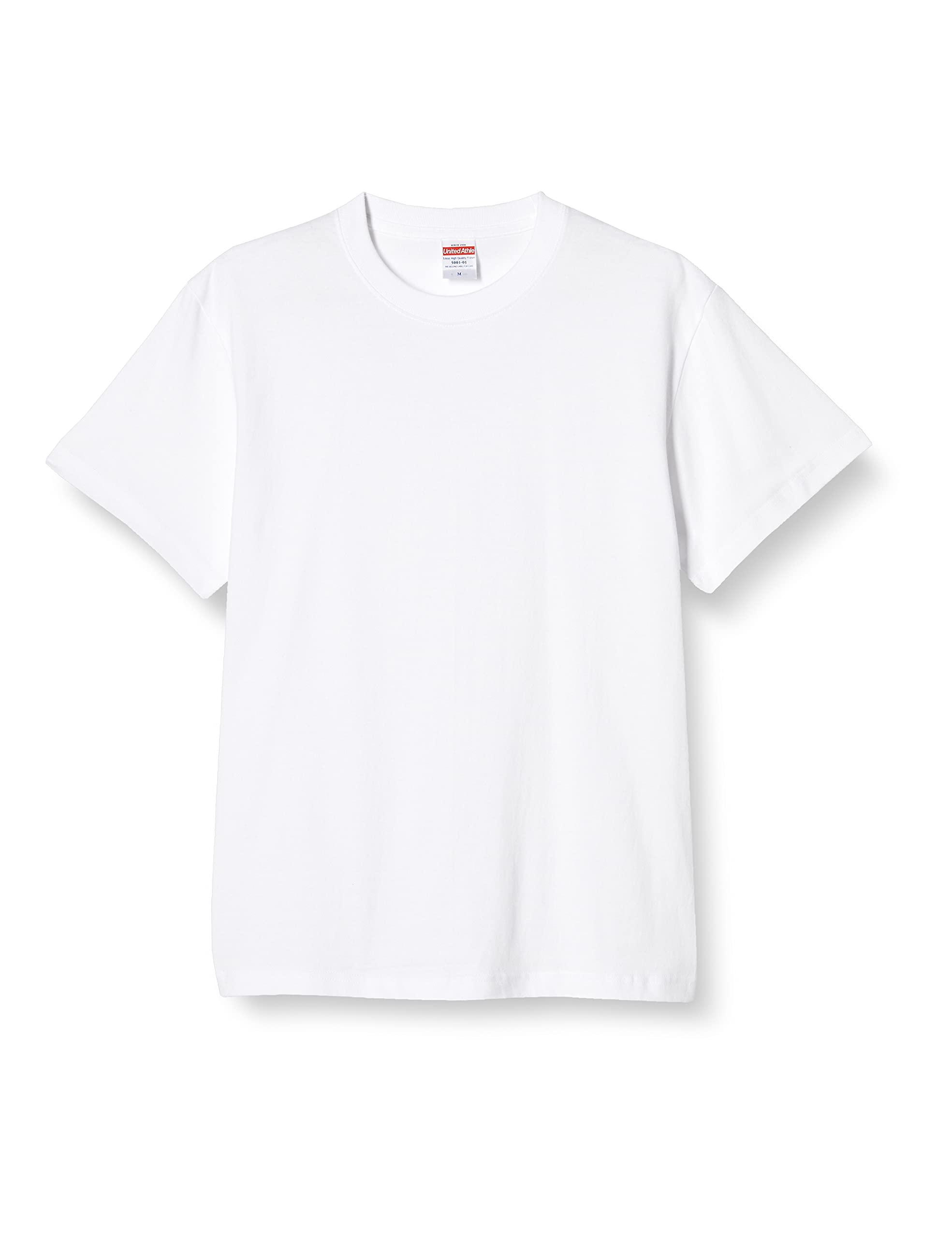 [United Athle] Men's 5.6 oz High-Quality Short-Sleeve T-Shirt 500101 001 White XL