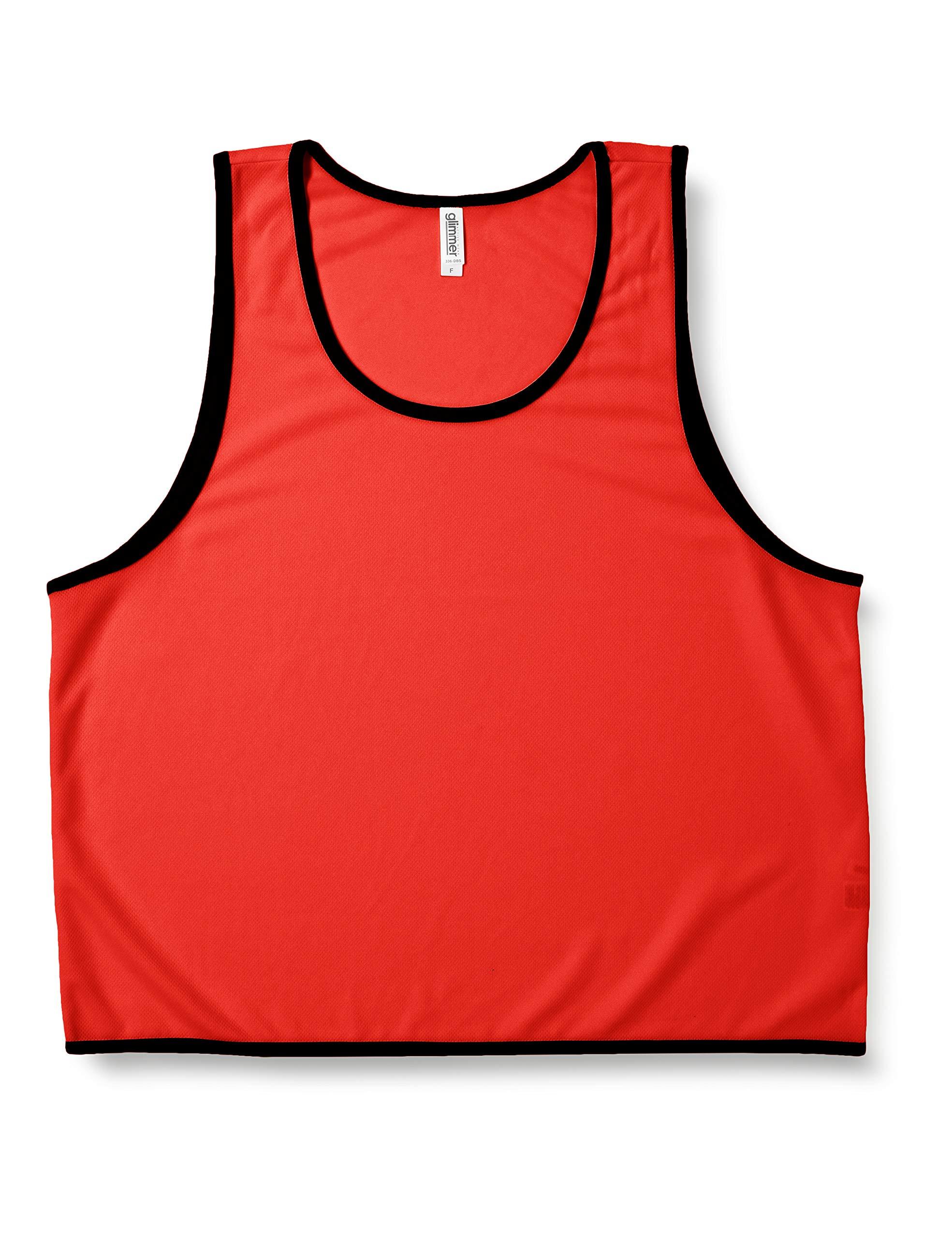 [Glimmer] Tops 4.4 oz Dry Mesh Bibs 00336-DBS Men's Red JL (Equivalent to Japanese Size 150)