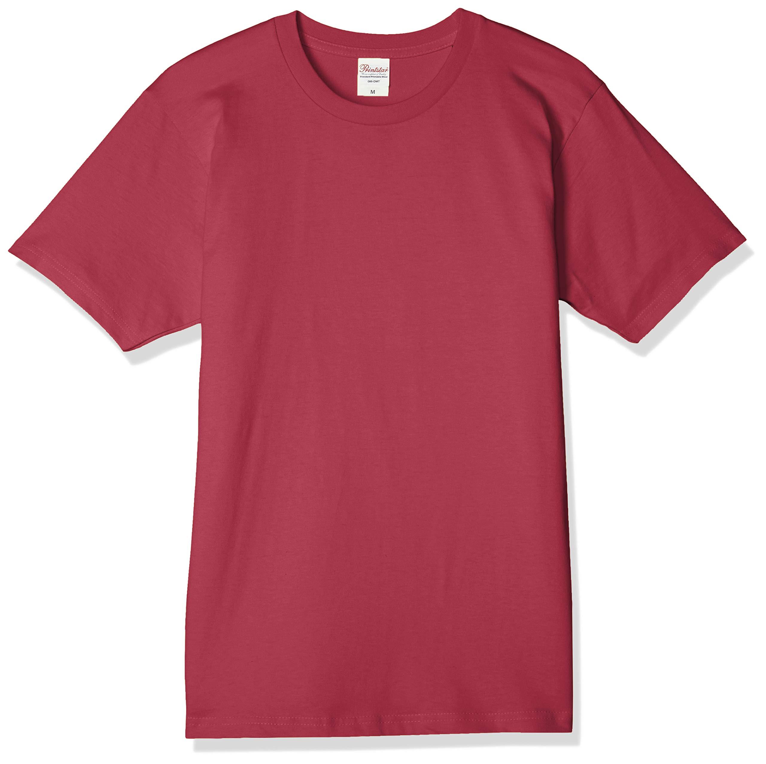 [Printstar] Short Sleeve 5.0 oz Basic T-Shirt Burgundy Japan 2XL (-)