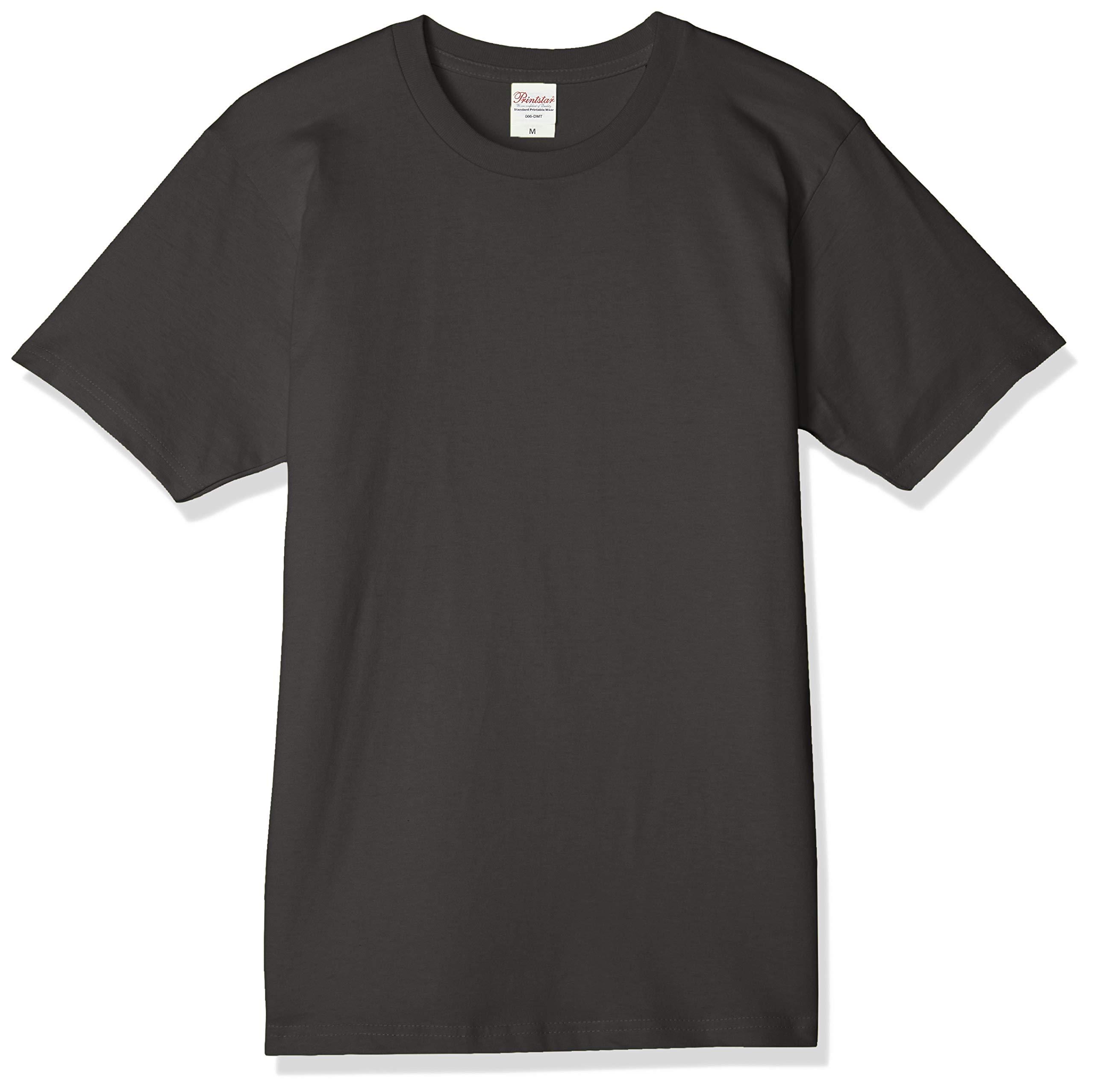 [Printstar] Short Sleeve 5.0 oz Basic T-Shirt Smoke Black Japan 3XL (-)