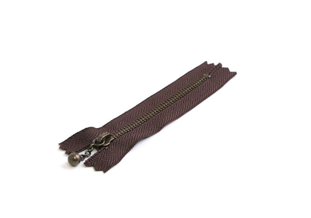 Y.K.K. Snap Fastener 18cm, 10-Pack, Dark Brown 3GKB18-570