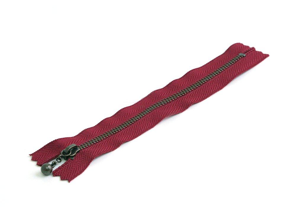 Y.K.K. Snap Fastener 20cm, 10-Pack, Red 3GKB20-520