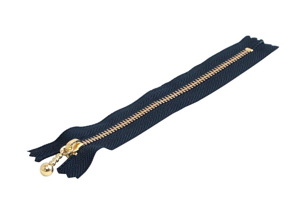 Y.K.K. Snap Fastener 30cm, 10-Pack, Navy Blue 3G30-560