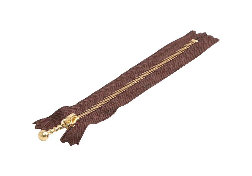 Y.K.K. Snap Fastener 30cm 10-Pack Medium Brown 3G30-568