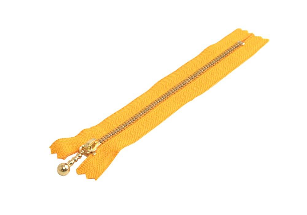 Y.K.K. Snap Fastener 30cm 10-Pack Marigold 3G30-506