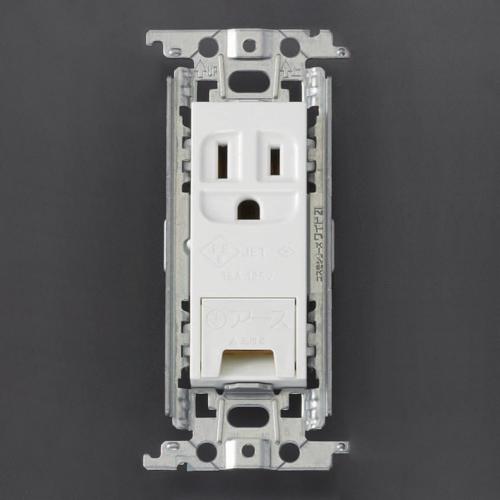 125V/15A Flush-Mount Outlet (Single-Gap/With Ground Terminal)