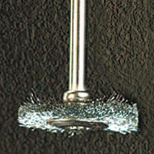 14mm/3.0mm Shaft Flat Type Shaft-Mounted Brush (Steel)