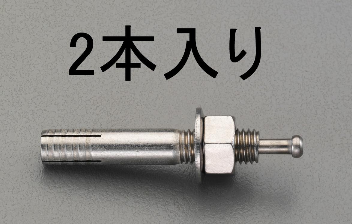 M10x 60mm Male Thread Anchor (Stainless Steel/2 pcs) EA945BC-101