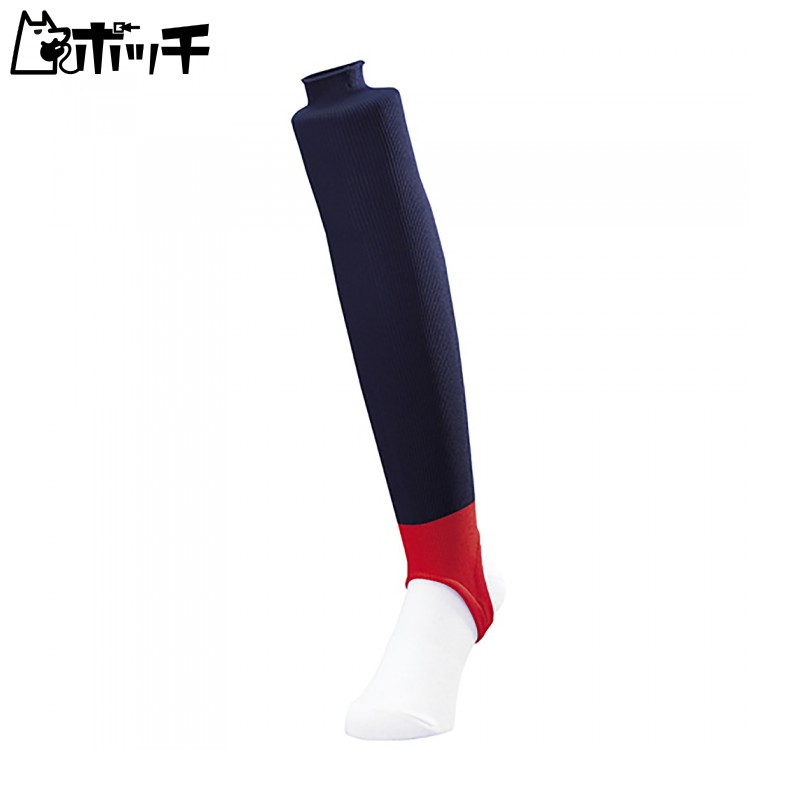 SSK Low-Cut Stockings (Rib Knit) YA2201 Navy × Red