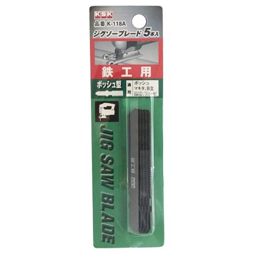 ESCO Jigsaw Blade, 5-Pack, 75mm x 24T, EA854LD-26