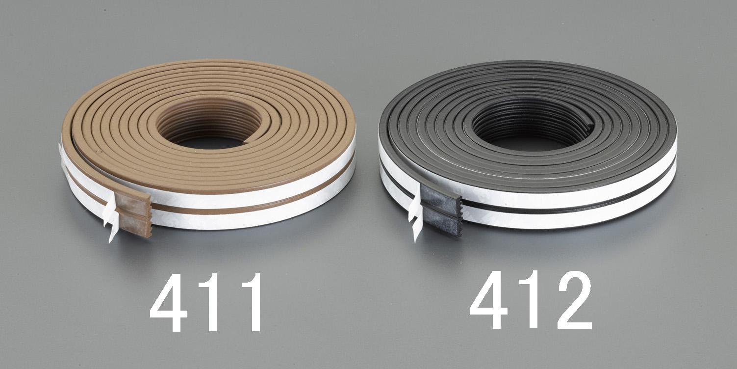 3.5x8.5mmx5m per door cushion tape (corrugated/black)