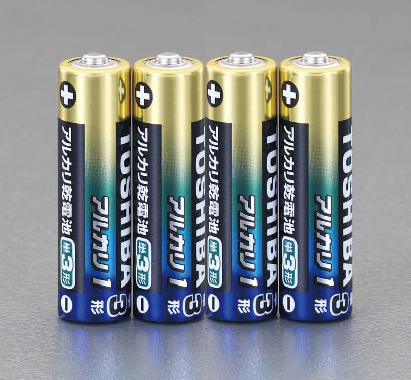 [4 AA batteries] Alkaline dry cell batteries