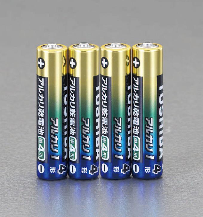 [4 AA batteries] Alkaline dry cell batteries