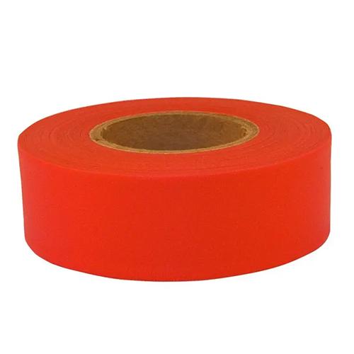 30mm x 45m Weather-Resistant Marking Tape (Non-Adhesive / Fluorescent Red)